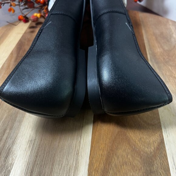 Steve Madden Celsius Solid Flat Women's 10 Black Slip On Closure Bow Detail - Picture 9 of 11